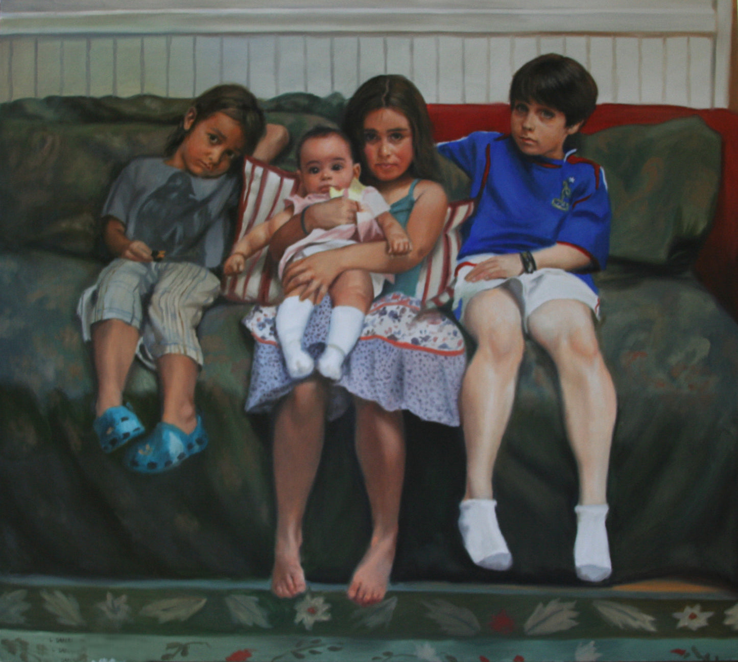 Custom Family Portrait | Hand-Painted Oil on Canvas