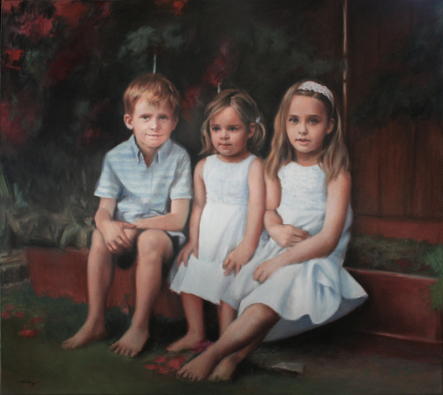 Custom Family Portrait | Hand-Painted Oil on Canvas