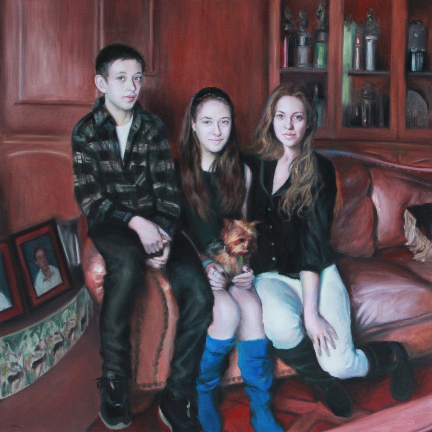Custom Family Portrait | Hand-Painted Oil on Canvas