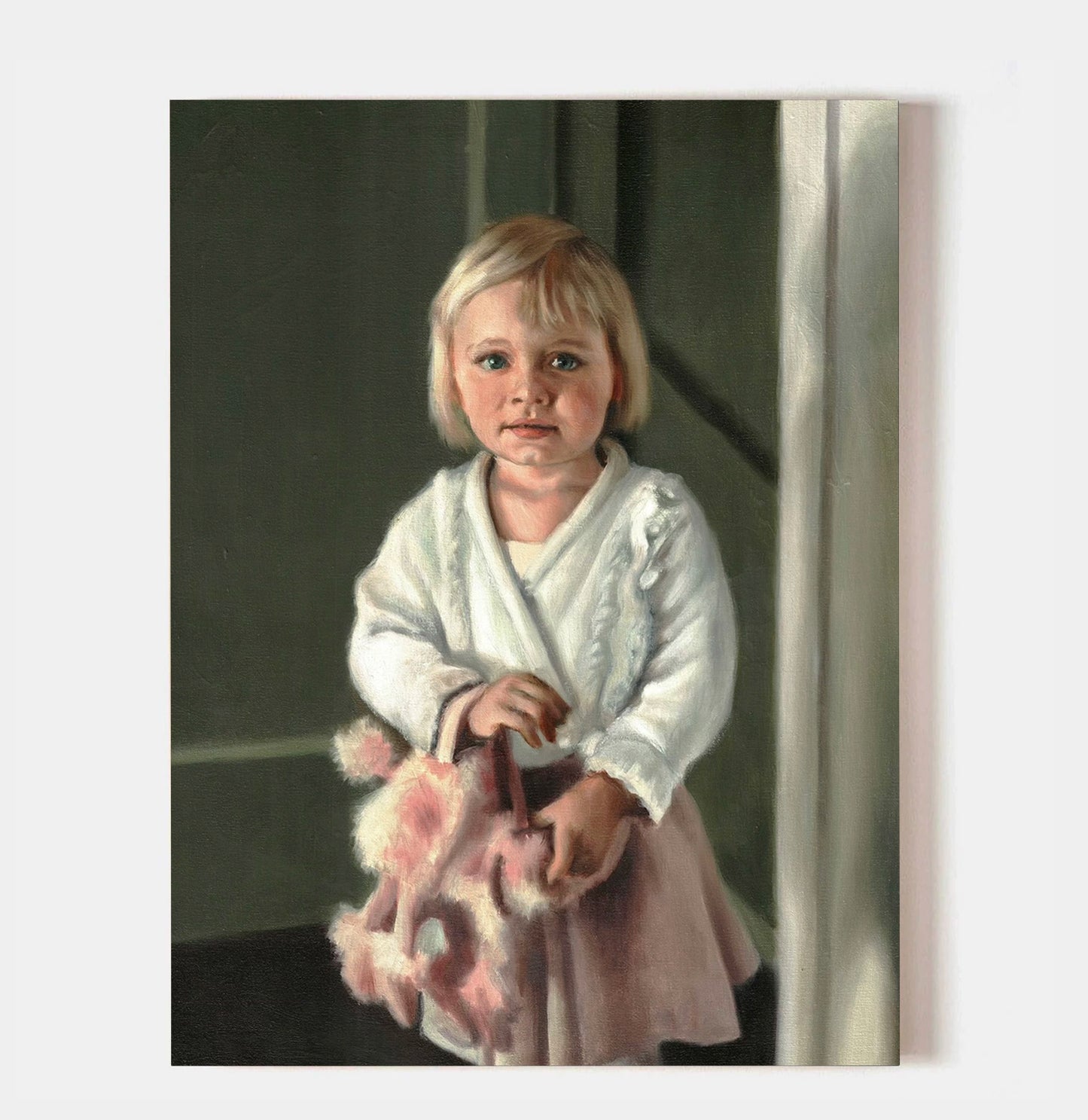 Custom Classic Portrait | Hand-Painted Oil on Canvas