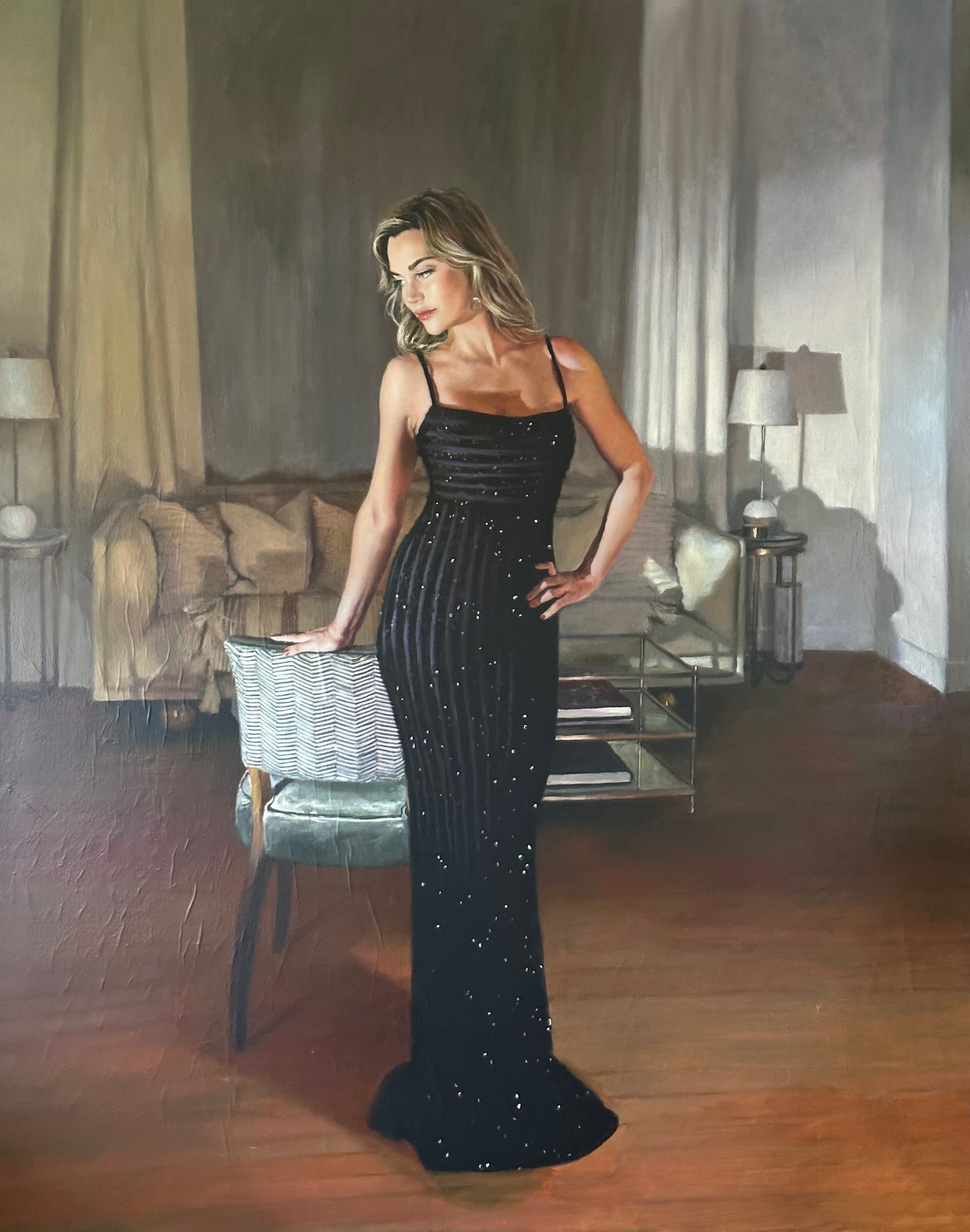 Custom Classic Portrait | Hand-Painted Oil on Canvas