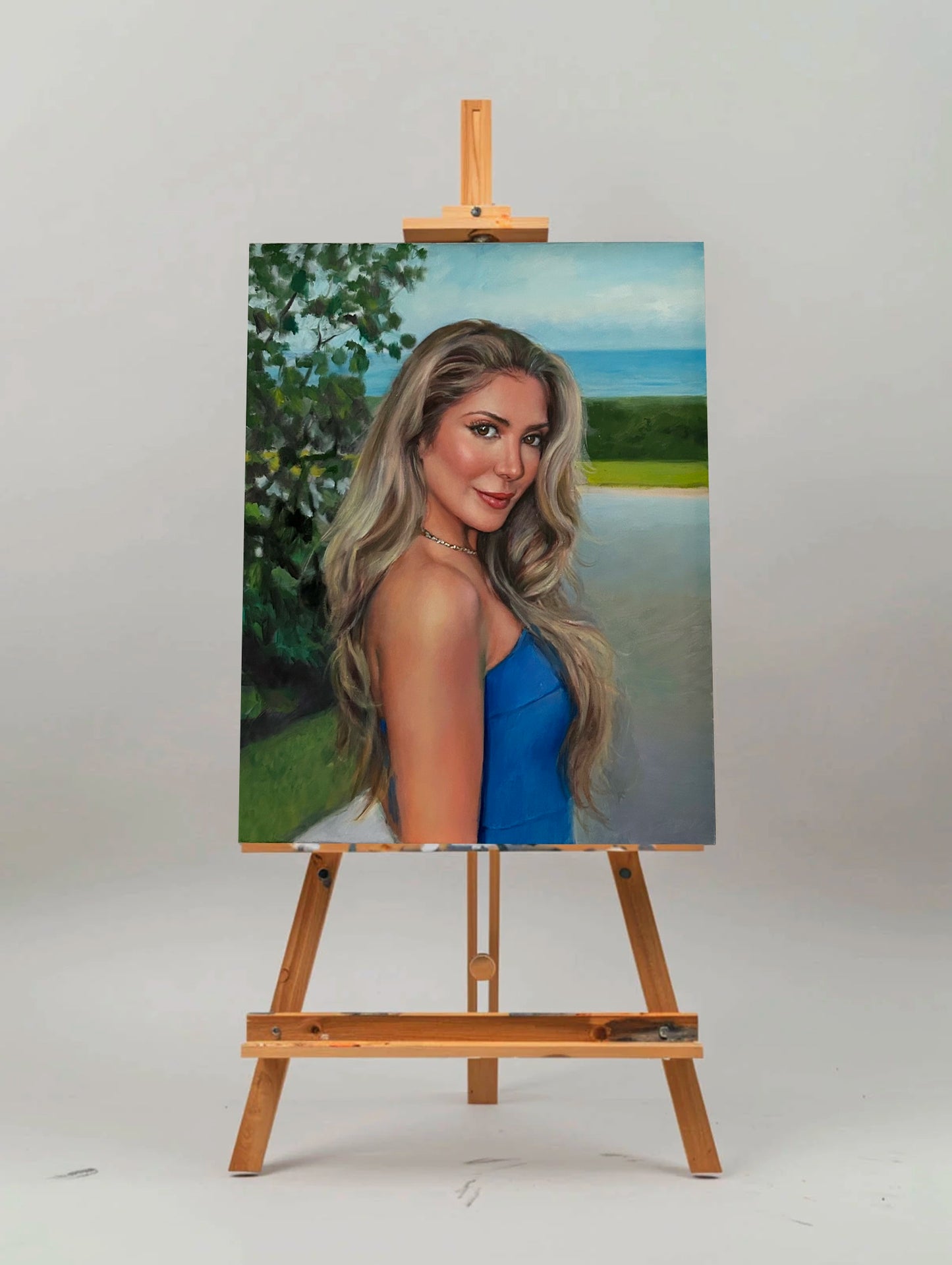 Custom Classic Portrait | Hand-Painted Oil on Canvas