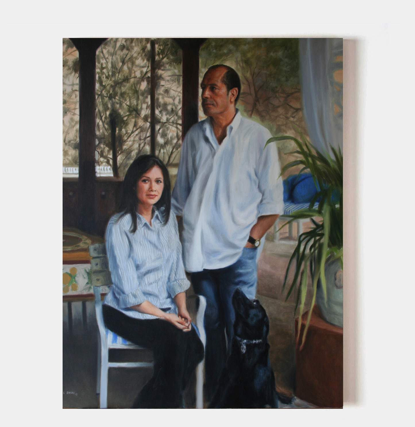 Custom Family Portrait | Hand-Painted Oil on Canvas