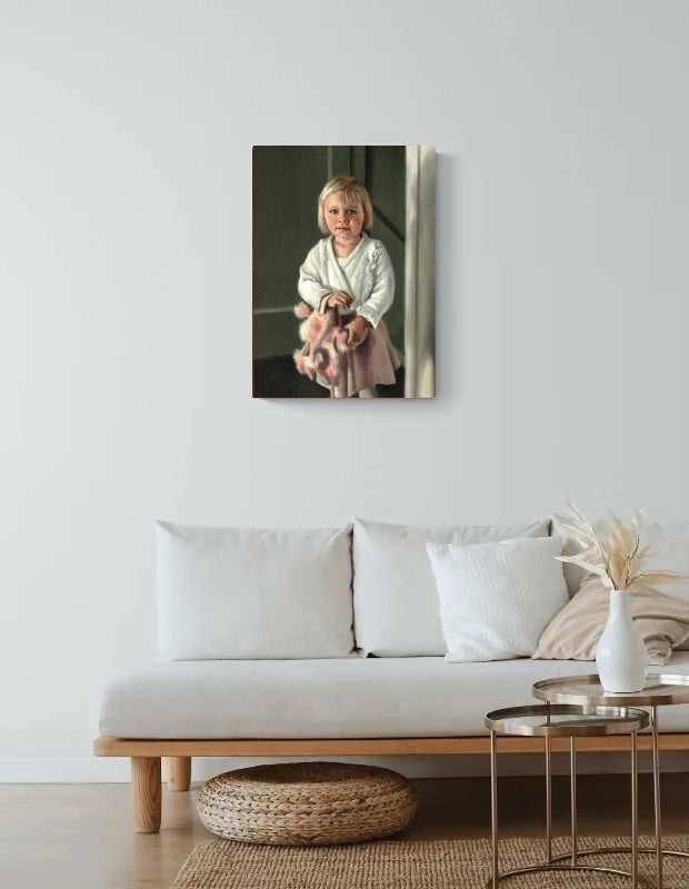 Custom Classic Portrait | Hand-Painted Oil on Canvas
