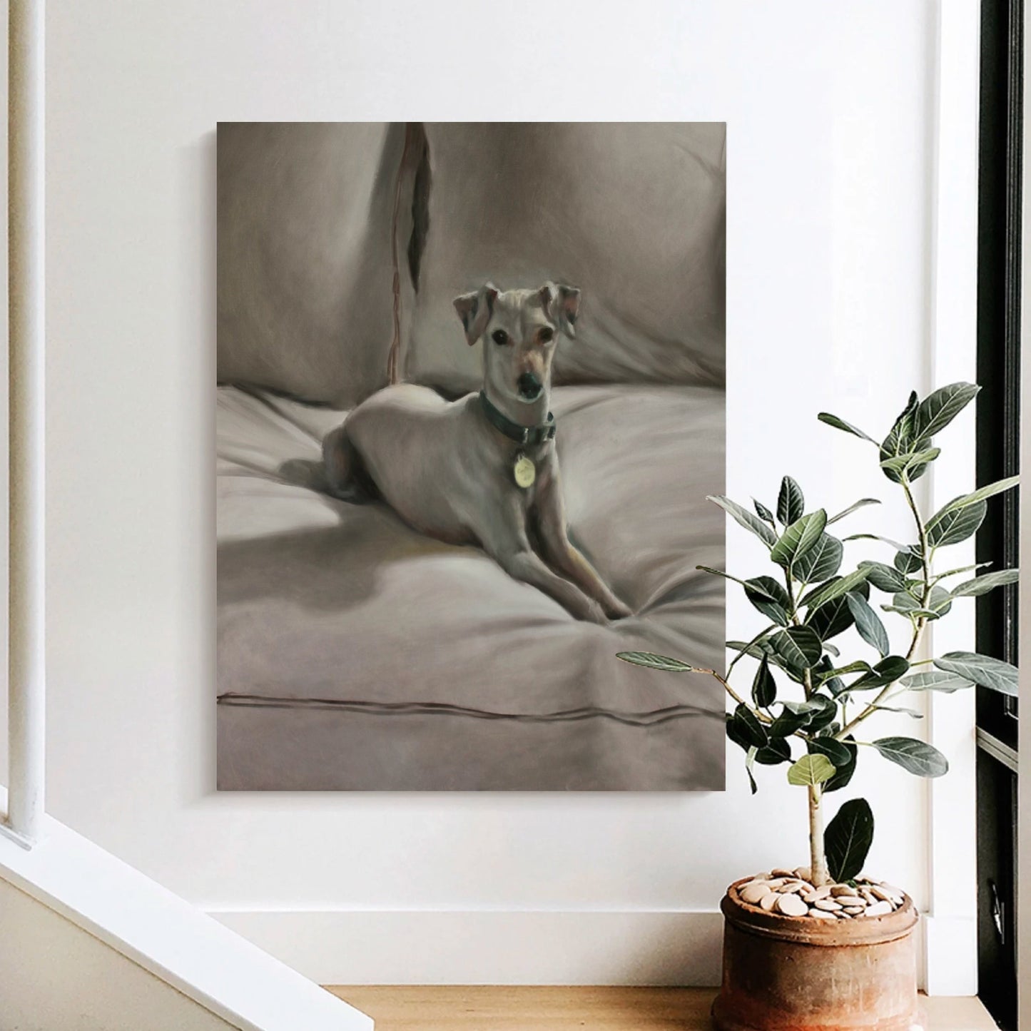 Custom Pet Portrait | Hand-Painted Oil on Canvas
