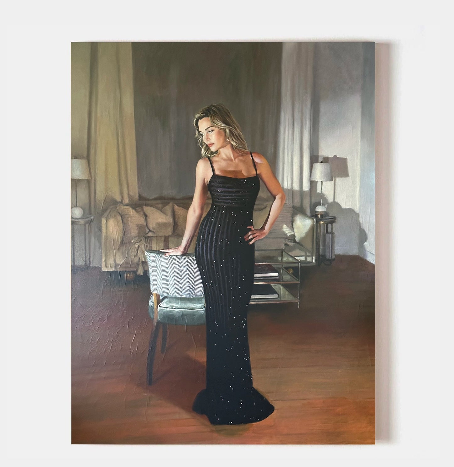 Custom Classic Portrait | Hand-Painted Oil on Canvas